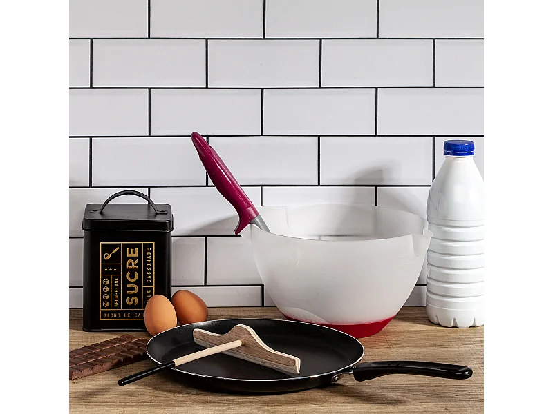 Crepiere Induction Noire 26cm Noir