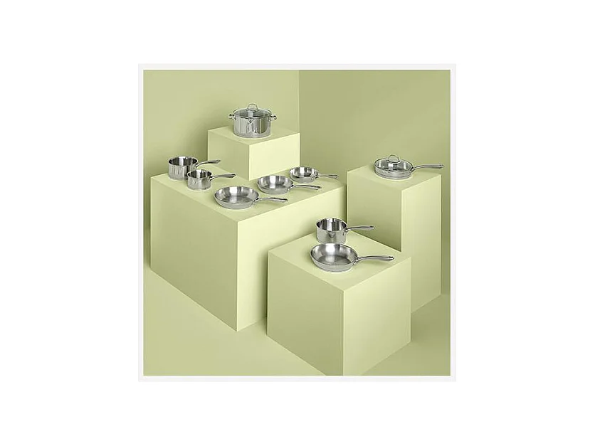 Poêle en Inox "Résilience" 28cm Argent