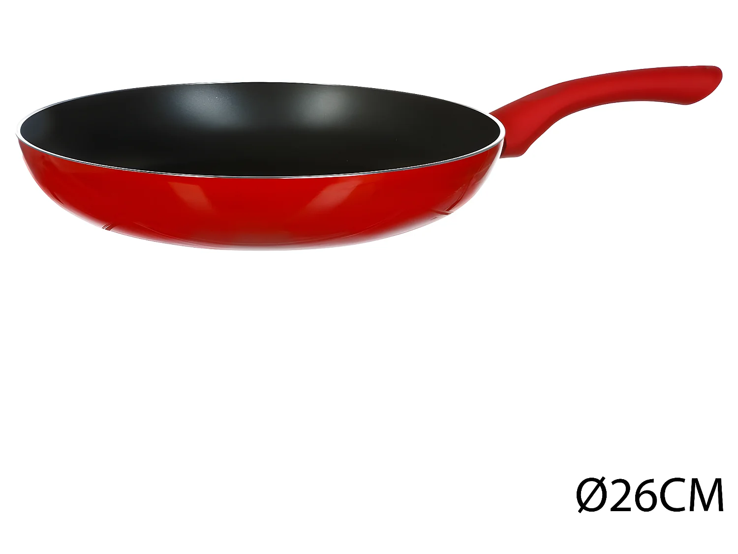 Poêle en Aluminium "Essentielle" 26cm Rouge