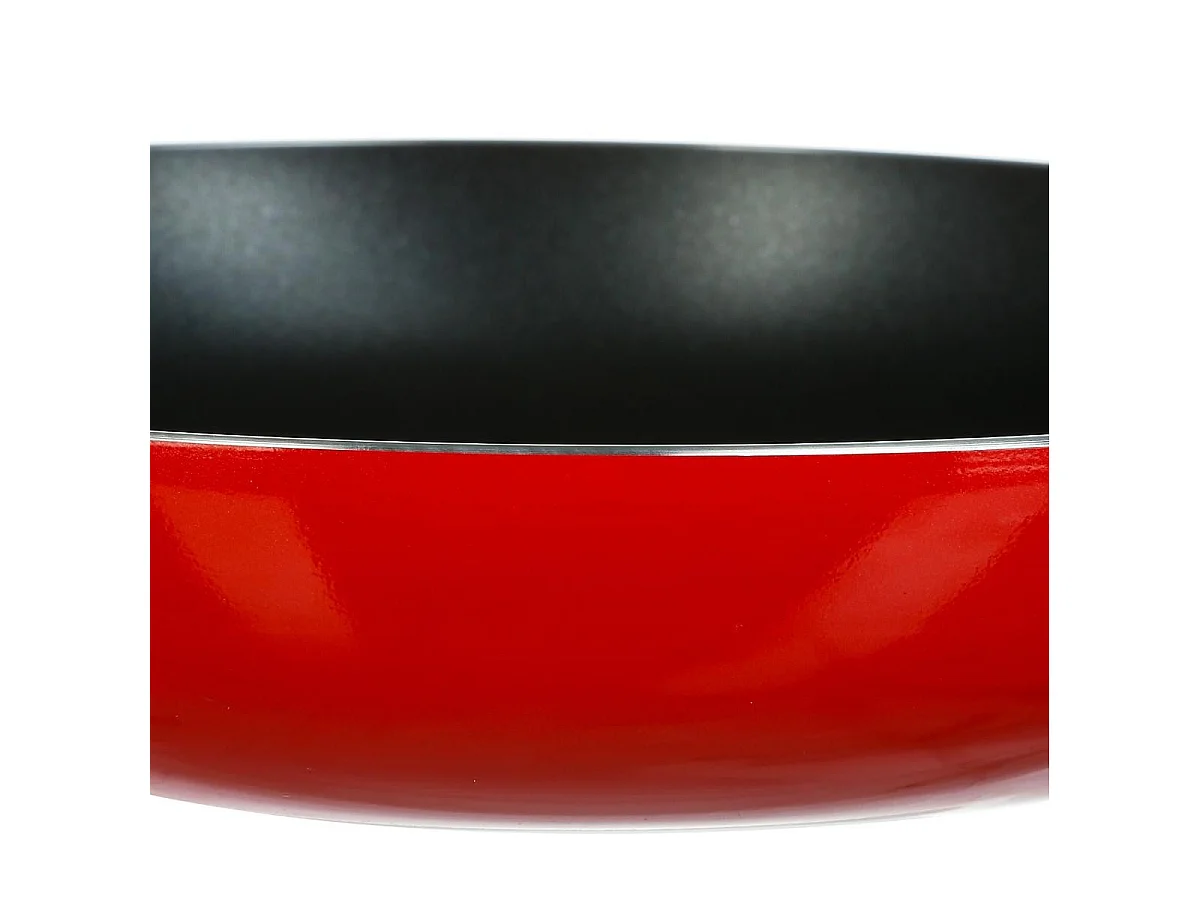 Poêle en Aluminium "Essentielle" 26cm Rouge