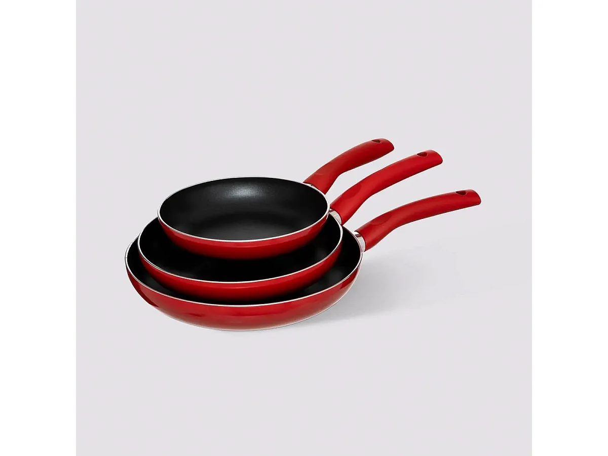 Poêle en Aluminium "Essentielle" 26cm Rouge