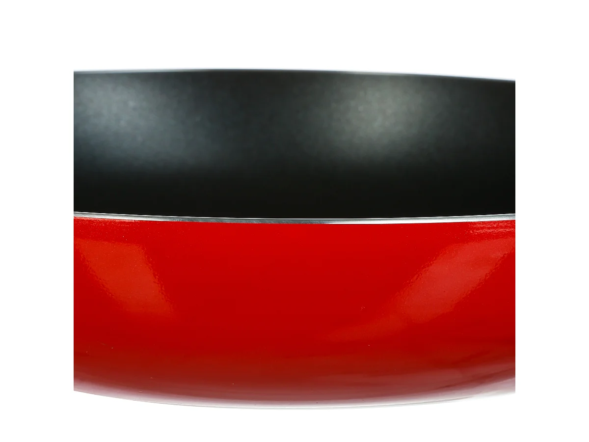 Poêle en Aluminium "Essentielle" 26cm Rouge