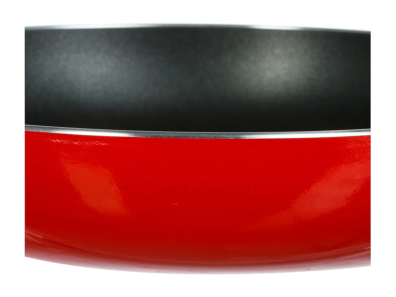 Poêle en Aluminium "Essentielle" 24cm Rouge