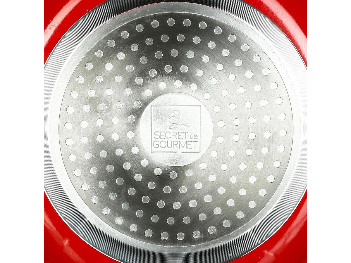 Poêle en Aluminium "Essentielle" 20cm Rouge