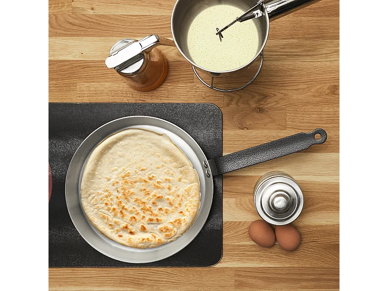 Crepiere D26cm Argent