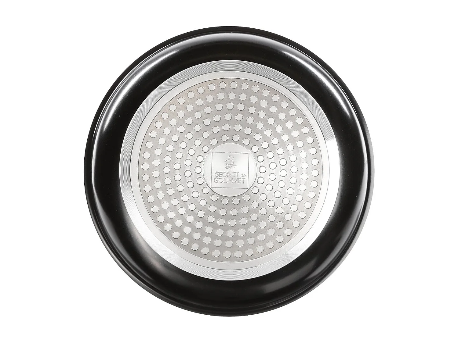 Set de 2 Poêles & 1 Poignée Amovible "Pierre" 26cm Noir