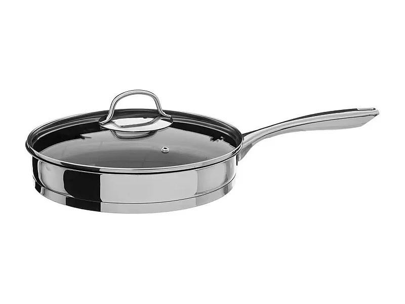 Sauteuse en Inox "Résilience" 28cm Gris