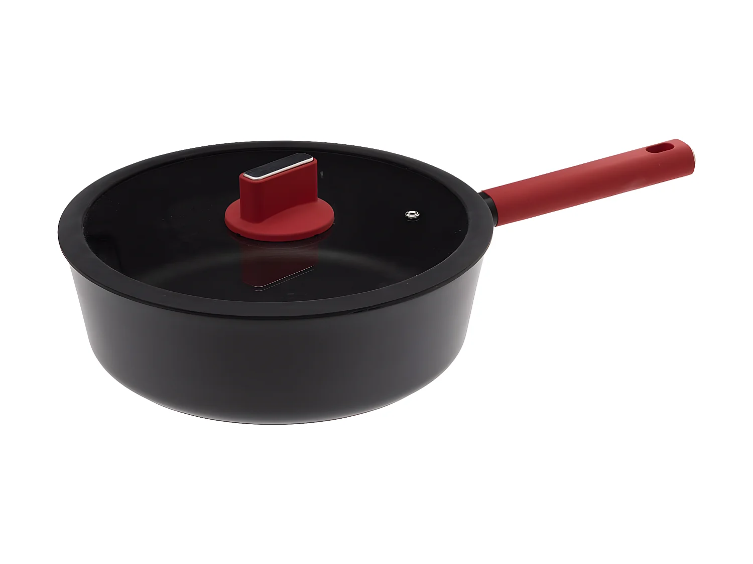 Sauteuse en Aluminium Forgé "Silitop" 47cm Noir