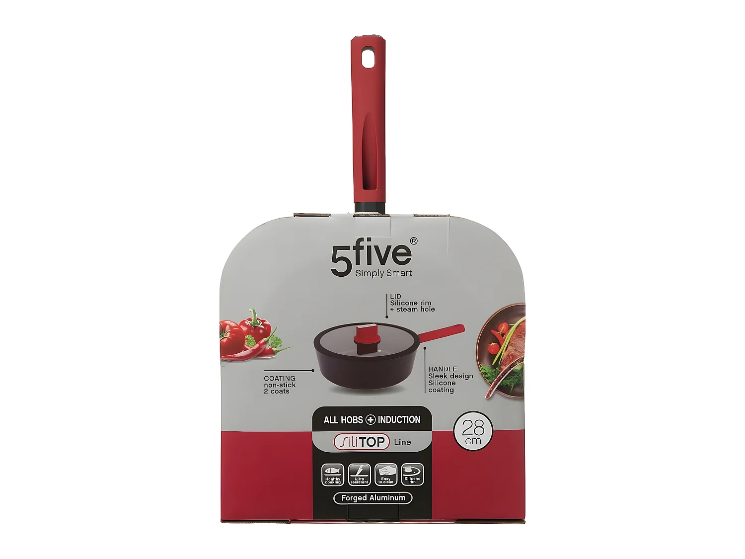 Sauteuse en Aluminium Forgé "Silitop" 47cm Noir