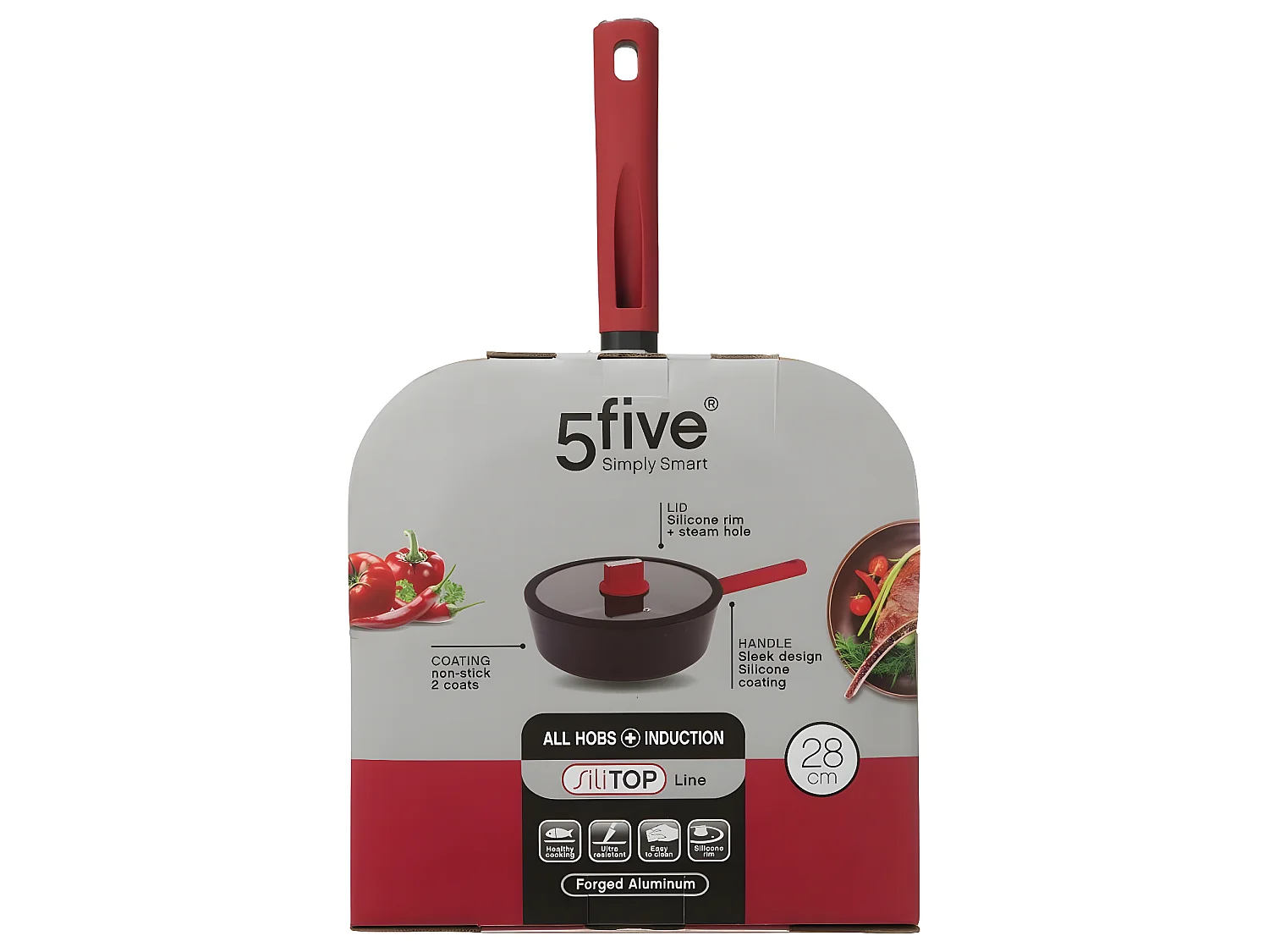 Sauteuse en Aluminium Forgé "Silitop" 47cm Noir