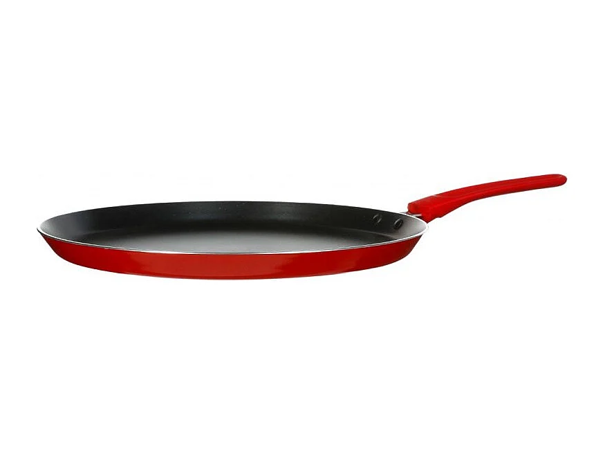 Poêle à Crêpe en Alumunium "Essentielle" 28cm Rouge