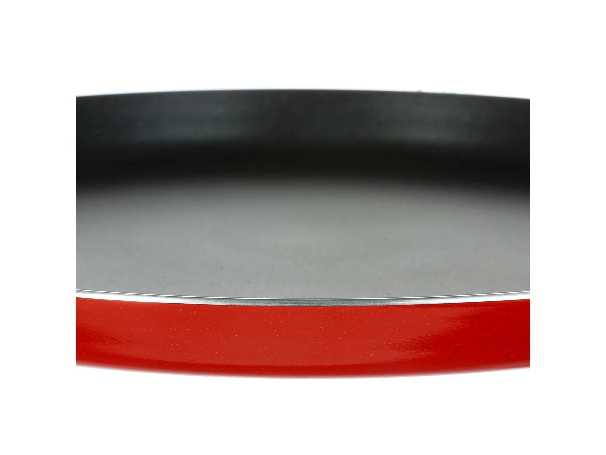 Poêle à Crêpe en Alumunium "Essentielle" 28cm Rouge