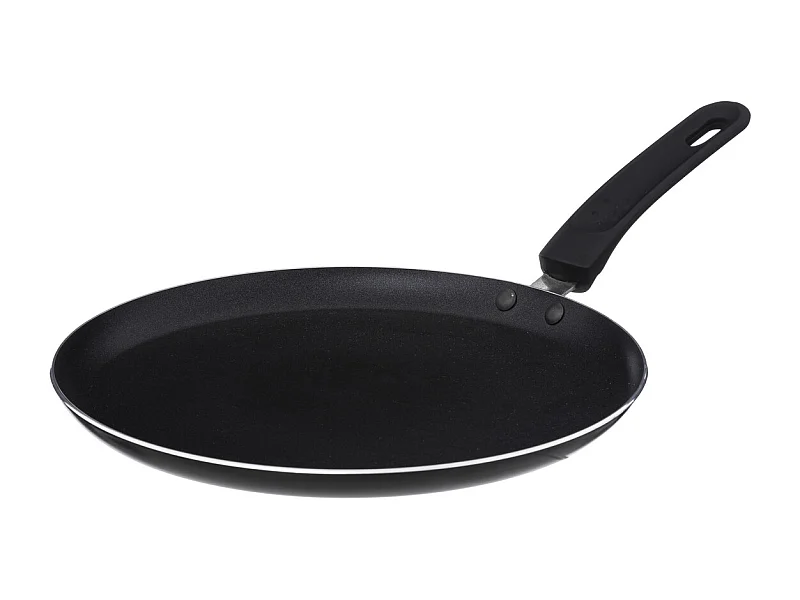 Poêle à Crêpes "Revêtement Antiadhérent" 26cm Noir