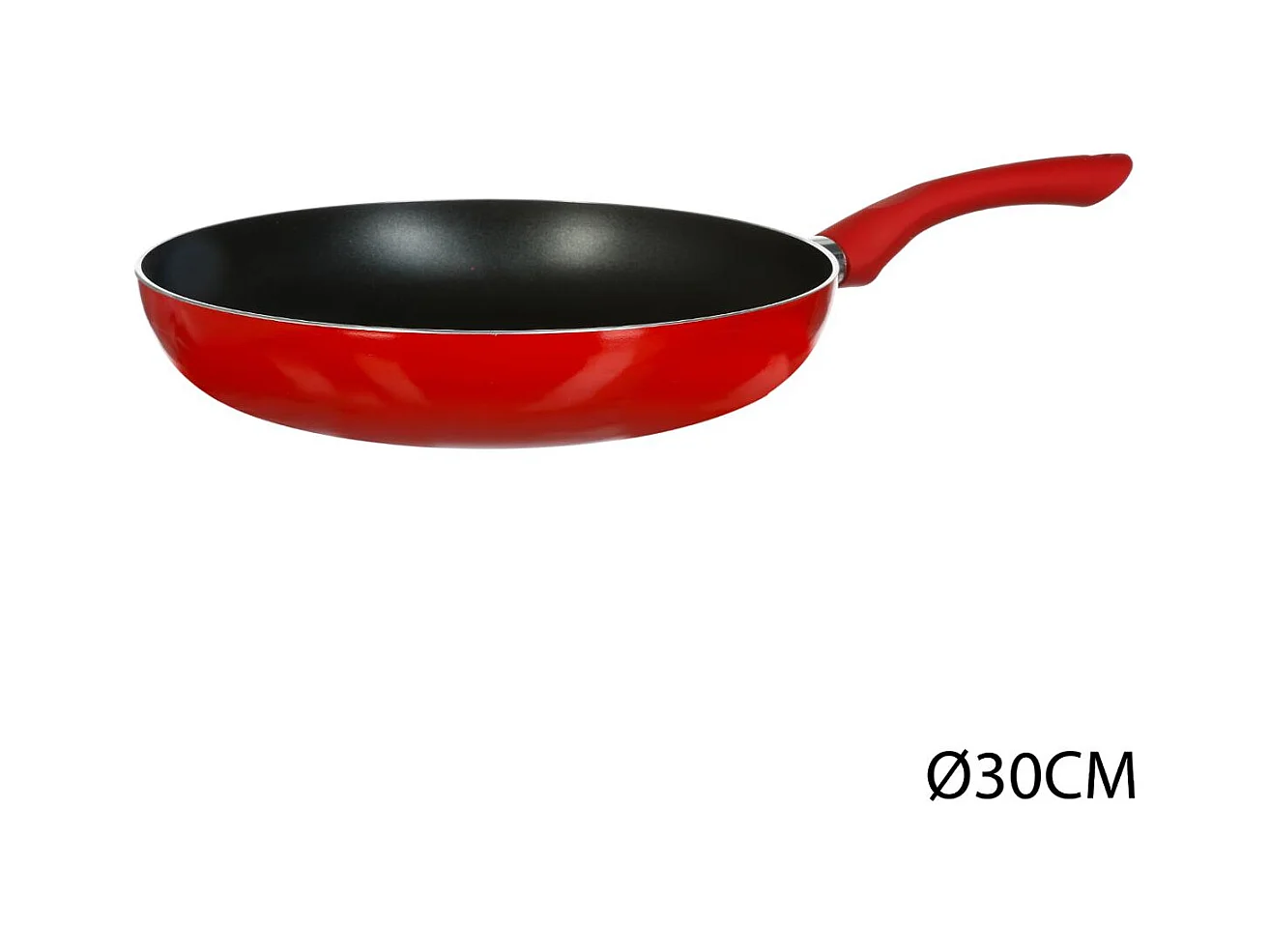 Poêle en Aluminium "Essentielle" 30cm Rouge
