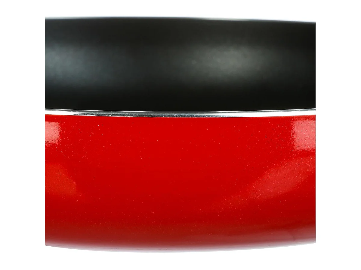 Poêle en Aluminium "Essentielle" 30cm Rouge
