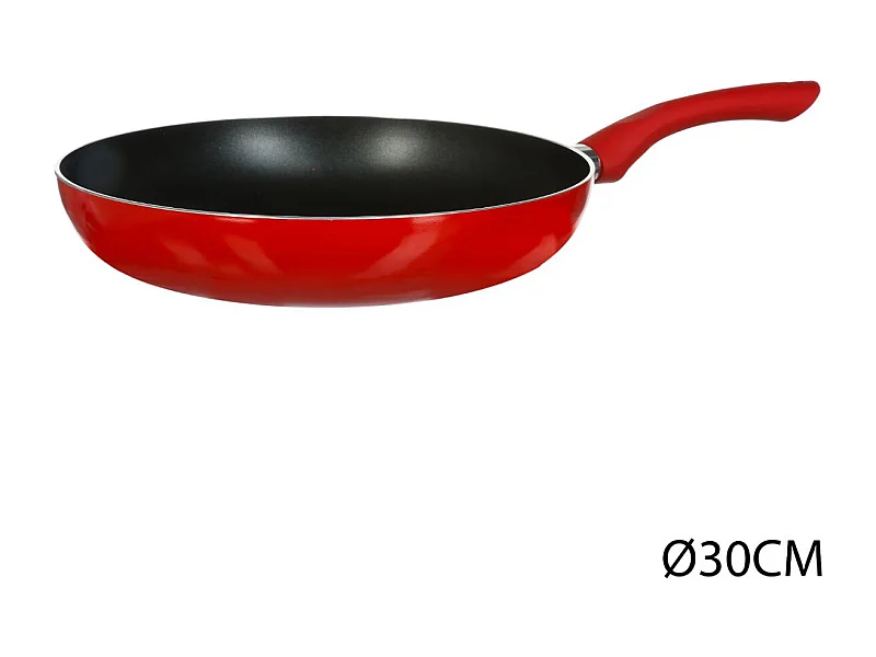 Poêle en Aluminium "Essentielle" 30cm Rouge