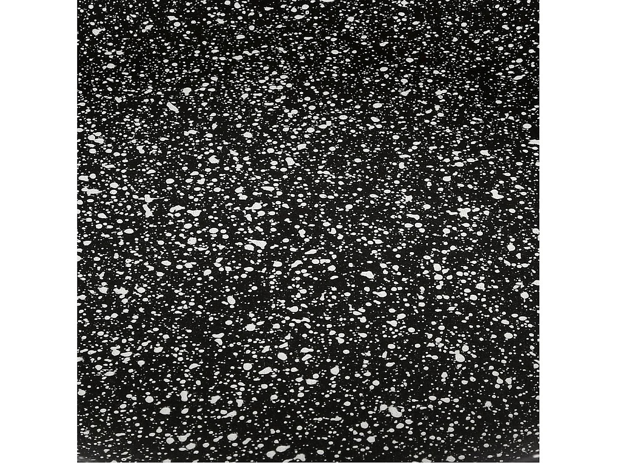 Lot de 2 Poêles & 1 Poignée Amovible "Pierre" 28cm Noir