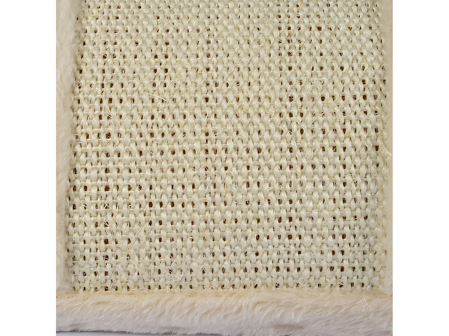 Arbre à Chat avec Tunnel "1 Plateforme" 38cm Écru