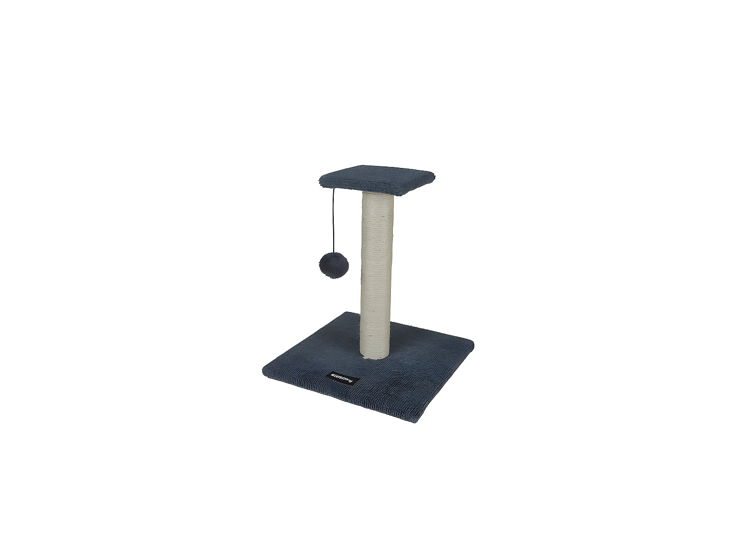 Arbre à Chat avec Jouet "1 Plateforme" 37cm Gris