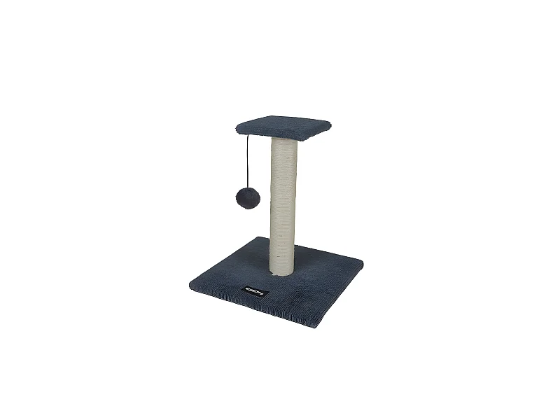 Arbre à Chat avec Jouet "1 Plateforme" 37cm Gris