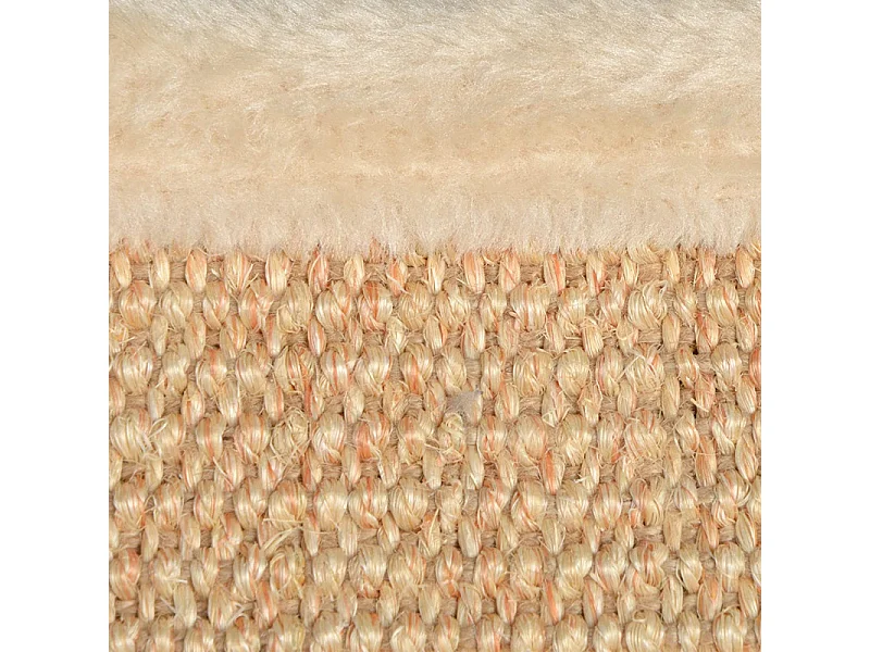 Griffoir avec Jouet pour Chat "Tapis" 48cm Naturel