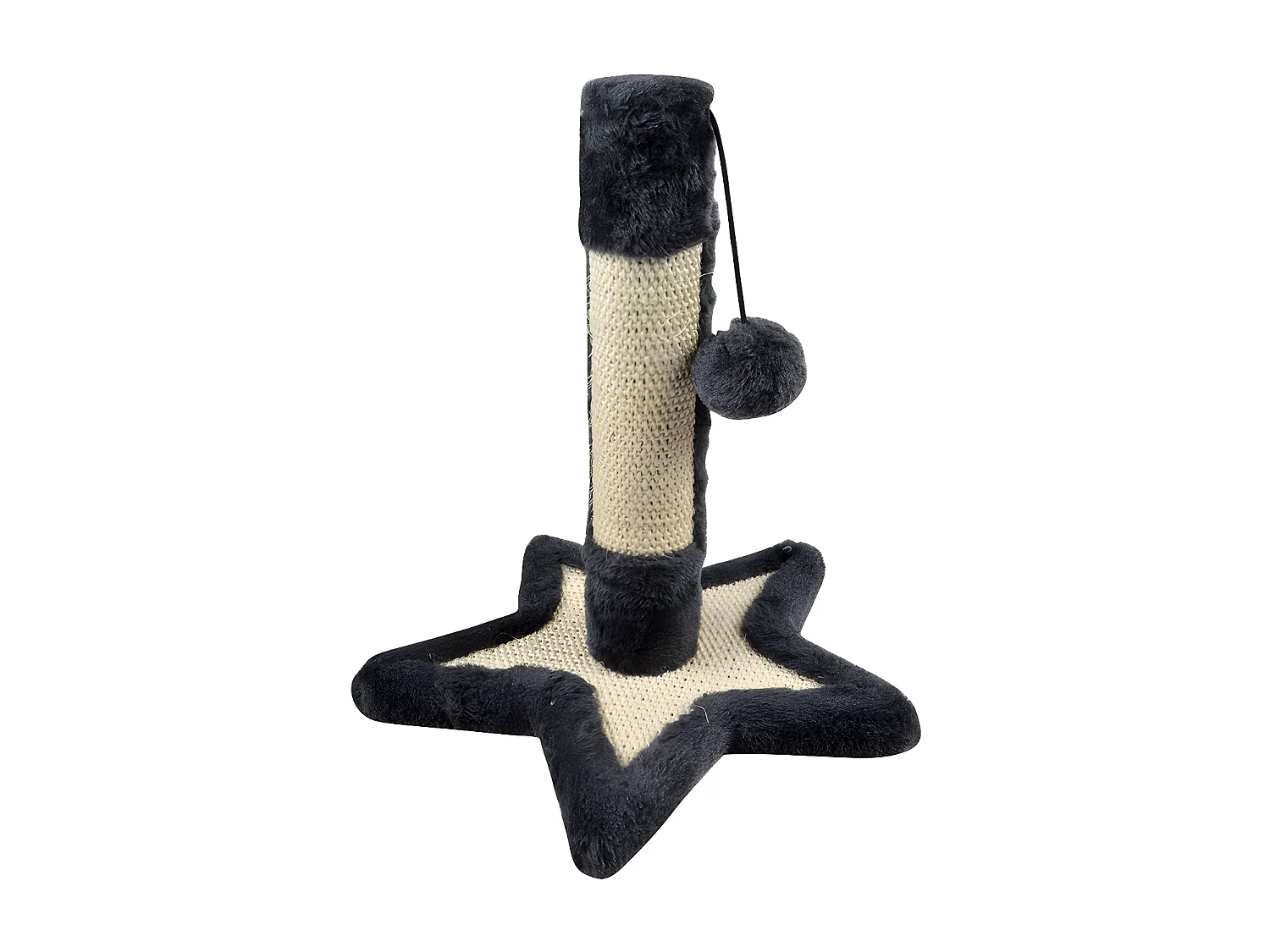 Arbre à Chat avec Socle "Étoile" 33cm Anthracite