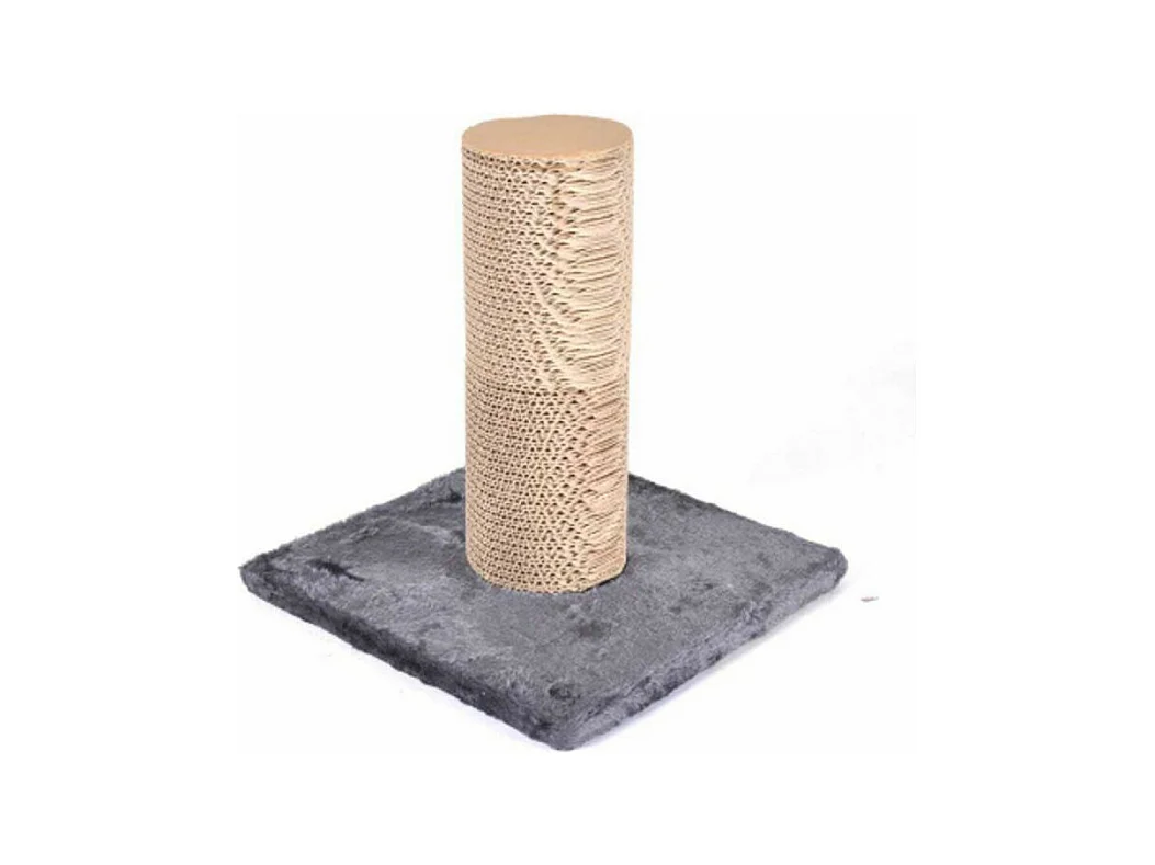 Griffoir pour Chat "Avec Recharge" 32cm Gris