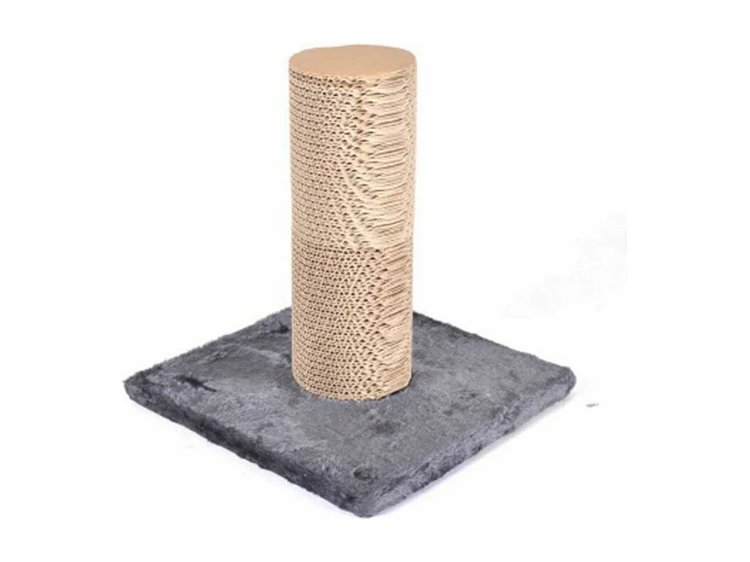 Griffoir pour Chat "Avec Recharge" 32cm Gris