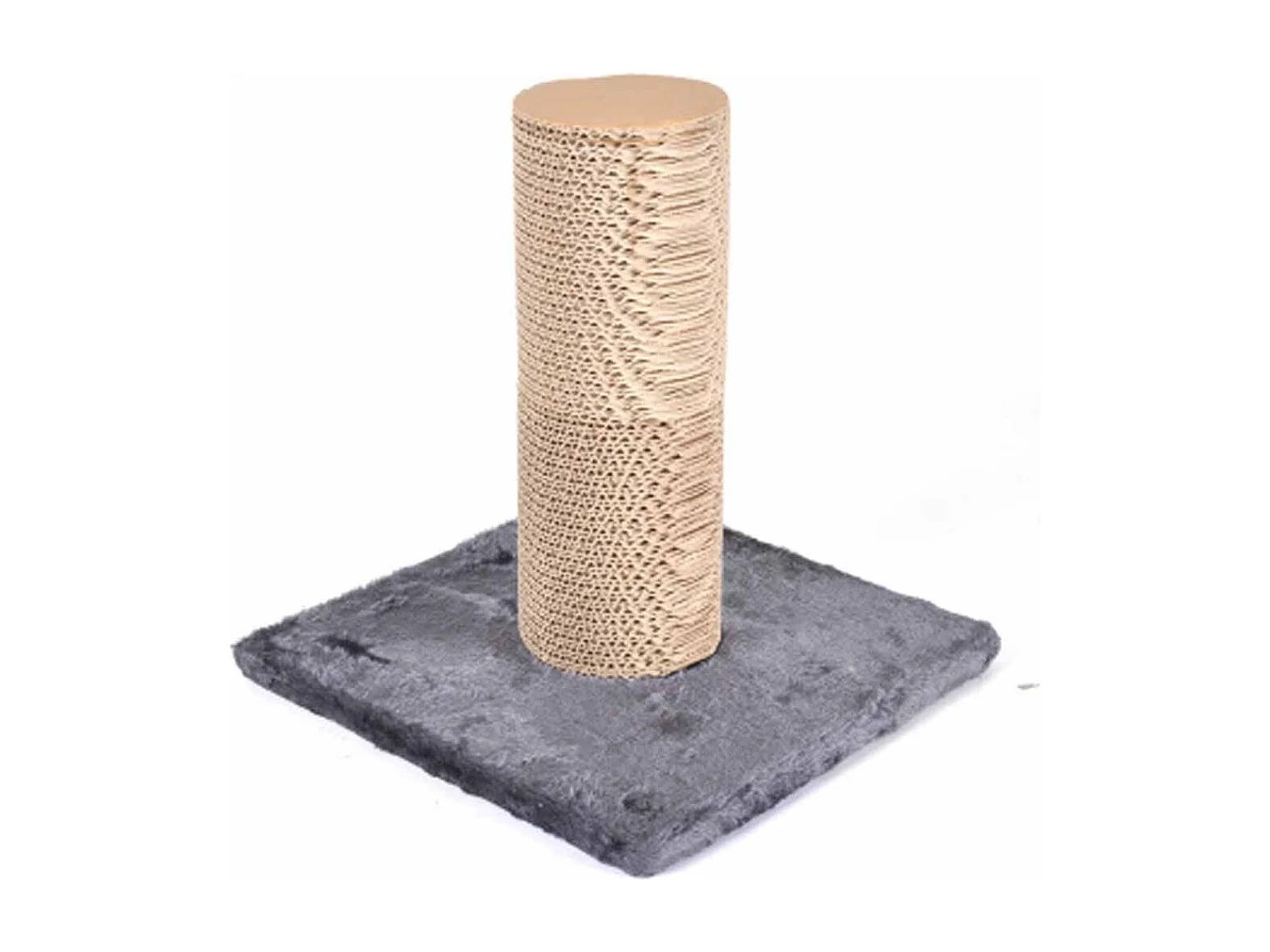 Griffoir pour Chat "Avec Recharge" 32cm Gris