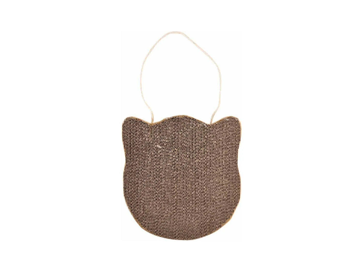 Griffoir à Suspendre "Tête de Chat" 28cm Naturel