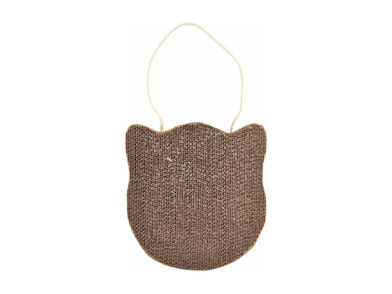 Griffoir à Suspendre "Tête de Chat" 28cm Naturel