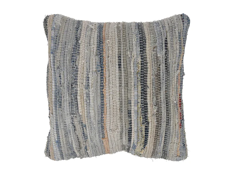 Cuscino Quadrato Cuscino per Esterno Casa Blu Azzurro in Cotone Denim