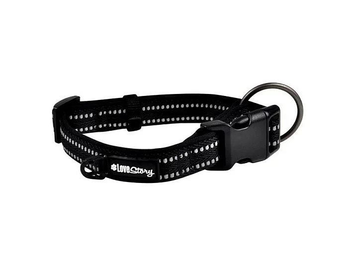 Collier pour Animaux "Expert Réglable" 55cm Noir