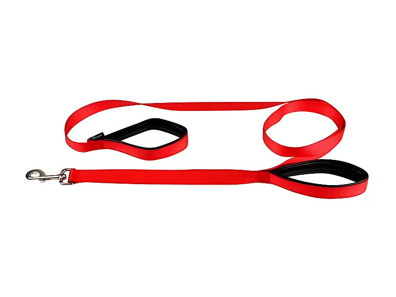 Laisse de Dressage "Double Poignées" 250cm Rouge