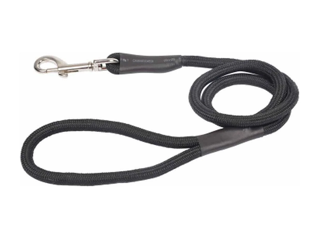 Laisse Chien Ronde "Essentiel" 100cm Noir