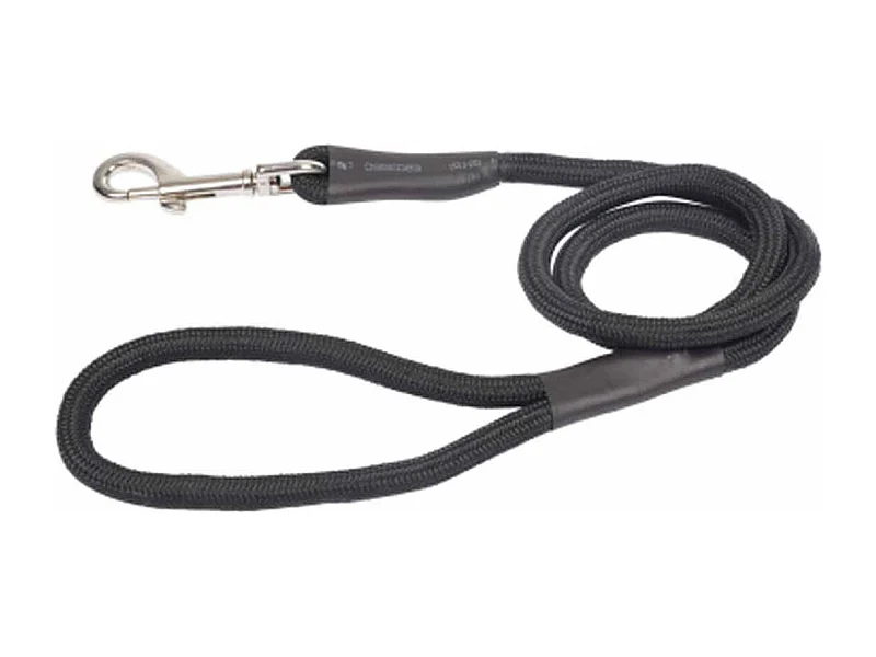 Laisse Chien Ronde "Essentiel" 100cm Noir