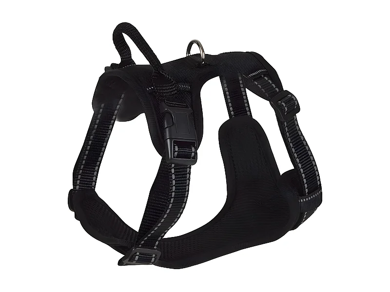 Harnais Anti-Traction pour Chien "Sécurité" 45-55cm Noir