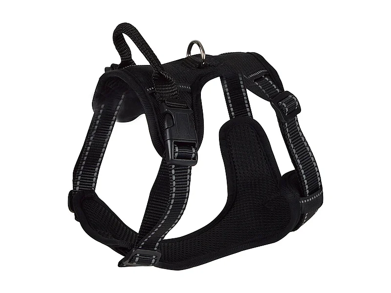 Harnais Anti-Traction pour Chien "Sécurité" 45-55cm Noir