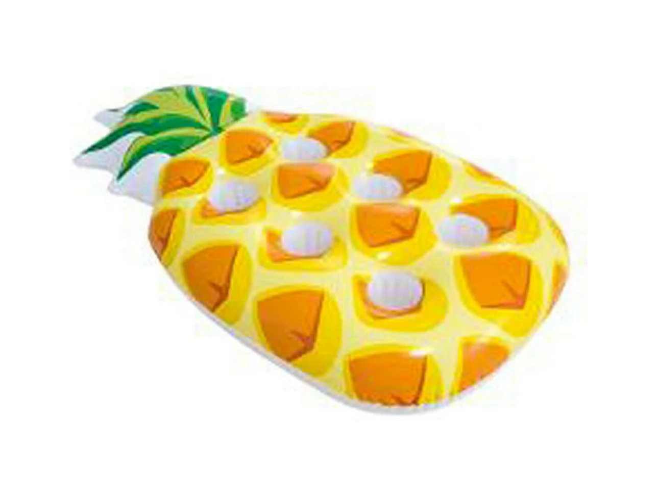 Porte Verre Gonflable "Ananas" 97cm Jaune