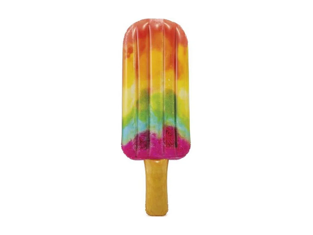 Colchoneta hinchable Rainbow Popsicle Intex +14A multicolor 183x66 cm