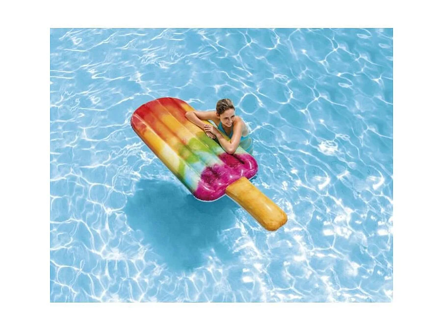 Colchoneta hinchable Rainbow Popsicle Intex +14A multicolor 183x66 cm
