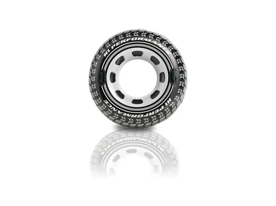 Bouée Gonflable "Pneu" 114cm Noir