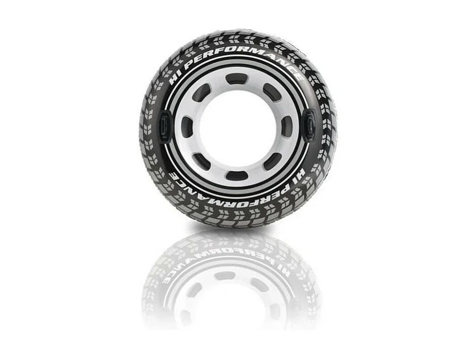 Bouée Gonflable "Pneu" 114cm Noir