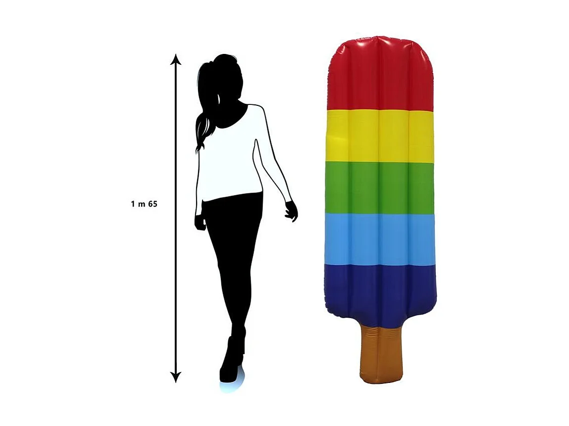 Colchoneta inflable Helado JetLag +6A multicolor 175 cm