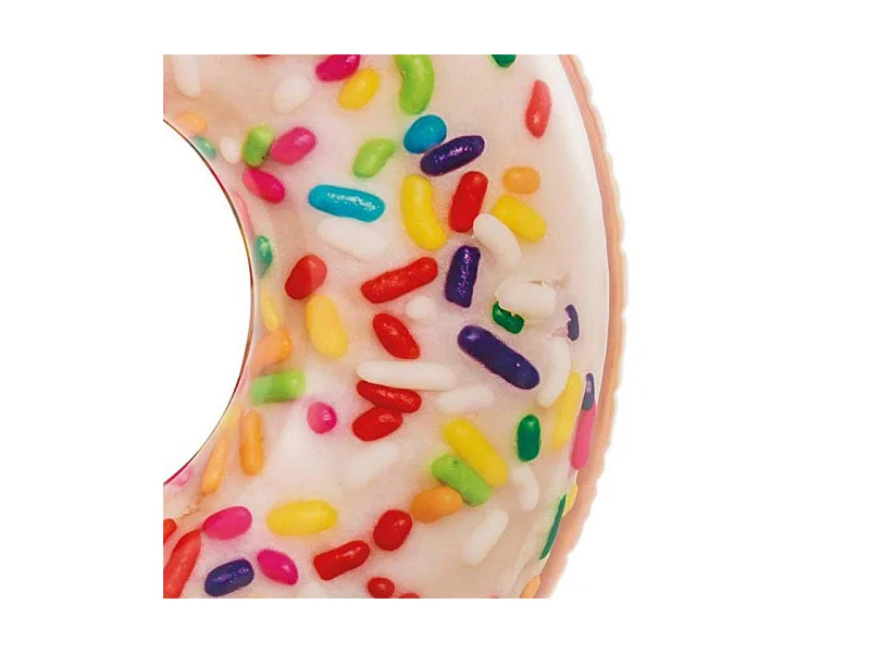 Rueda hinchable gigante Sprinkle Donut Intex +9A blanco Ø99 cm