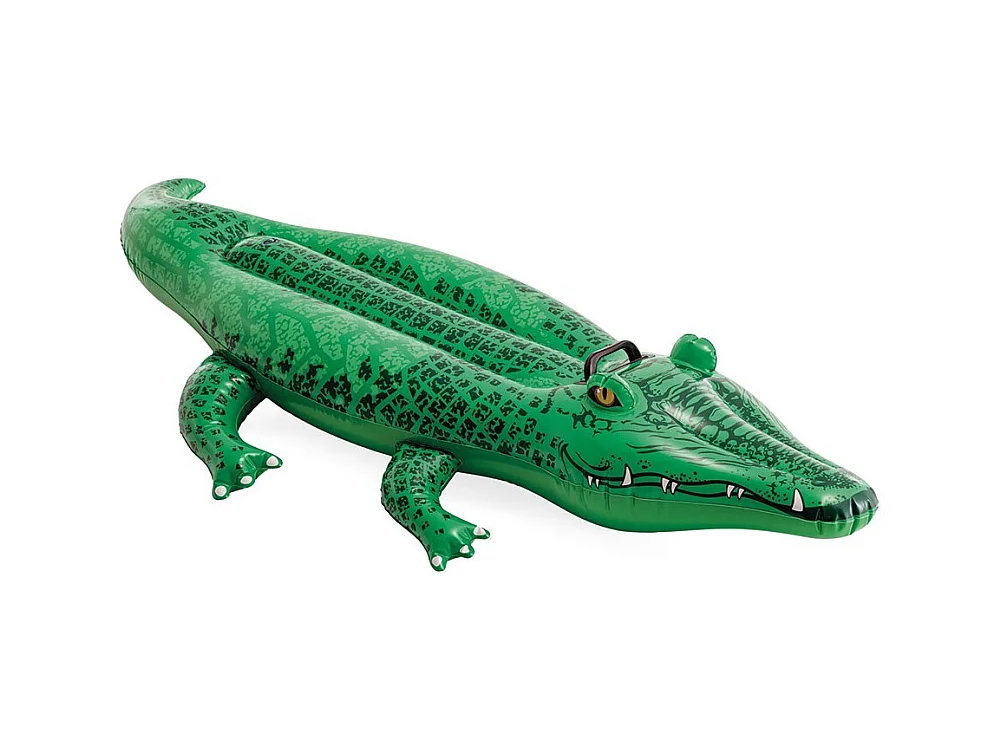 Crocodile gonflable à chevaucher - Jeu de piscine Intex