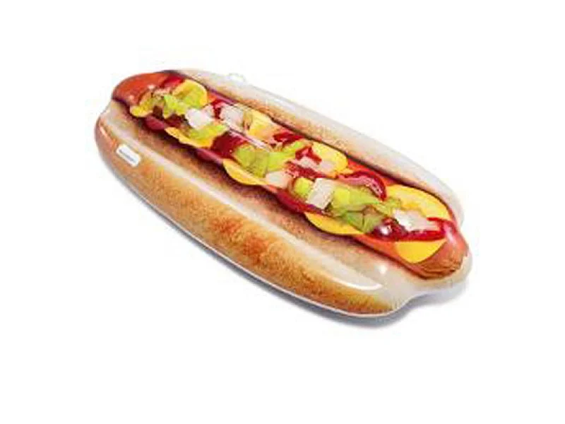 Matelas Gonflable "Hot Dog" 180cm Multicolore