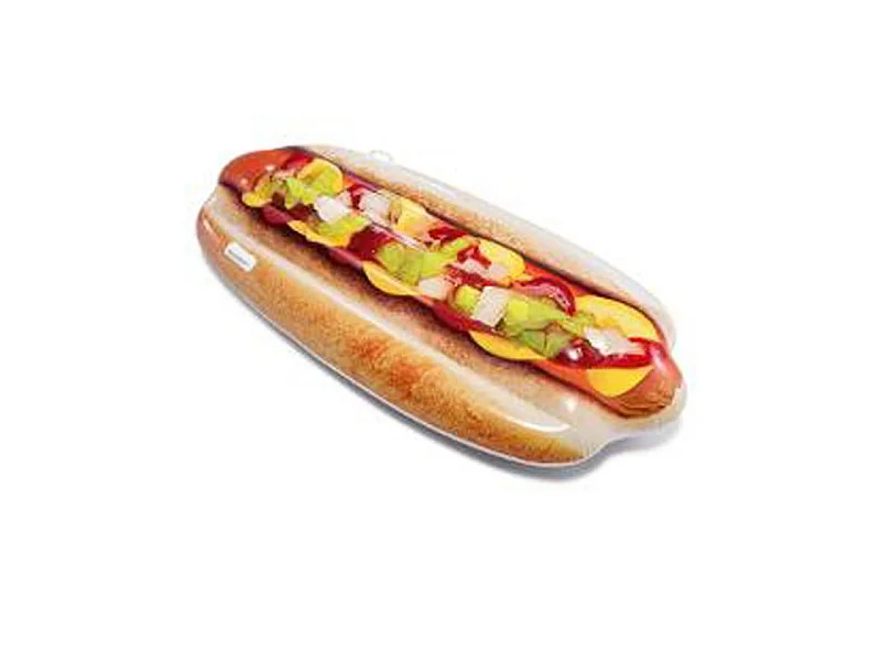 Matelas Gonflable "Hot Dog" 180cm Multicolore