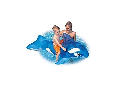 Baleine gonflable à chevaucher - Jeu de piscine Intex
