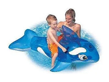 Baleine gonflable à chevaucher - Jeu de piscine Intex
